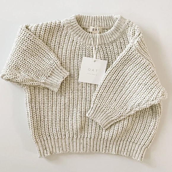NWT 6/7 OAT & Co Pebble Chunky Knit Sweater & Sprinkle Knit Pant! - Picture 7 of 16